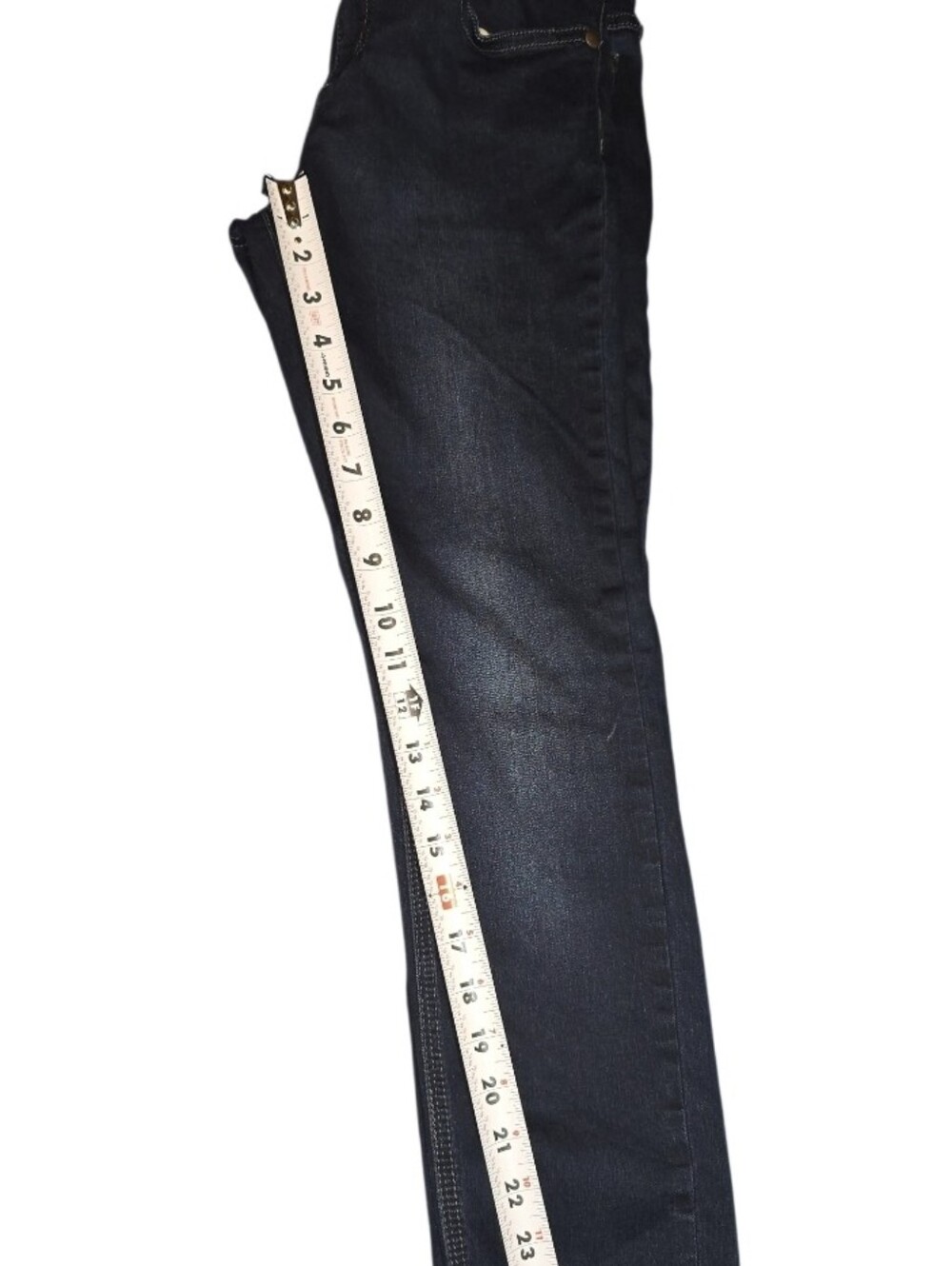 Free People Women’s Dark Blue Slim Straight Jeans - Picture 5 of 5